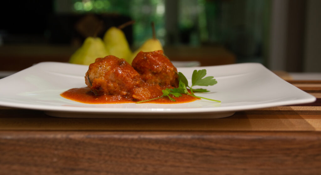 Authentic Italian Meatballs in Tomato sauce