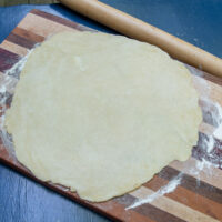 rolled tart dough