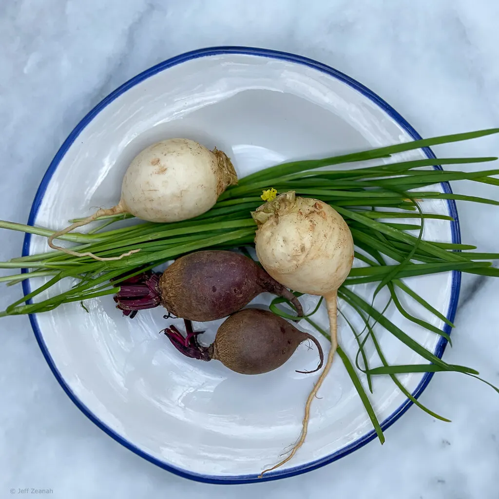 Turnips, Beets and Chives