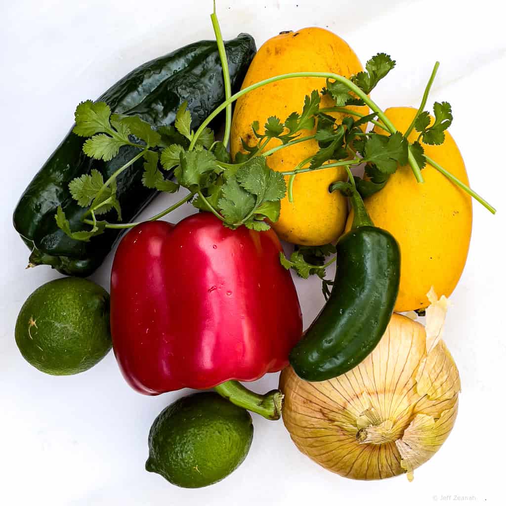 Mango Lime Salsa Ingredients