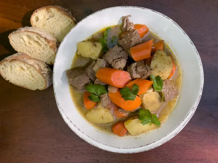 Beef Stew with Crusty Bread