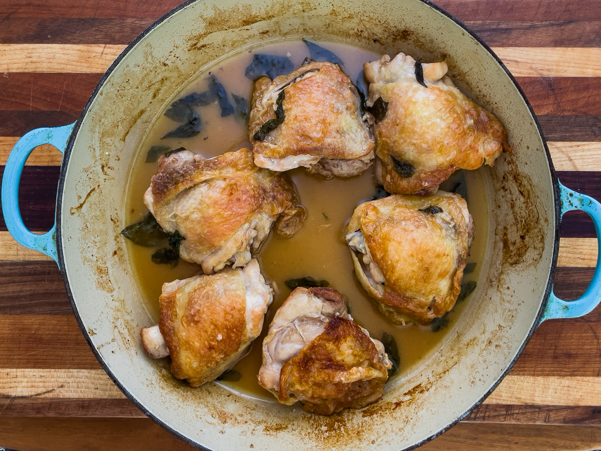 Lemon Basil Chicken Thighs » Recipe » zous chef