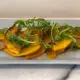 Winter Squash with Arugula and Rosemary topped with Arugula