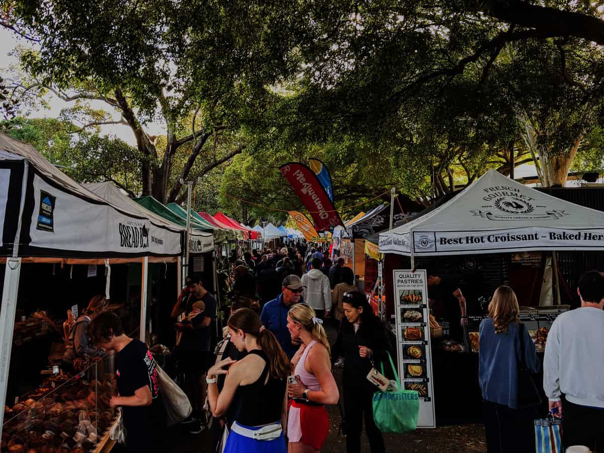 West End Farmers Market at Davies Park