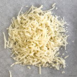 greated and mounded parmesan