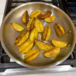 Perfectly golden fried potatoes