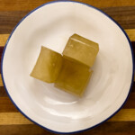 Cubes of Vegetable stock frozen